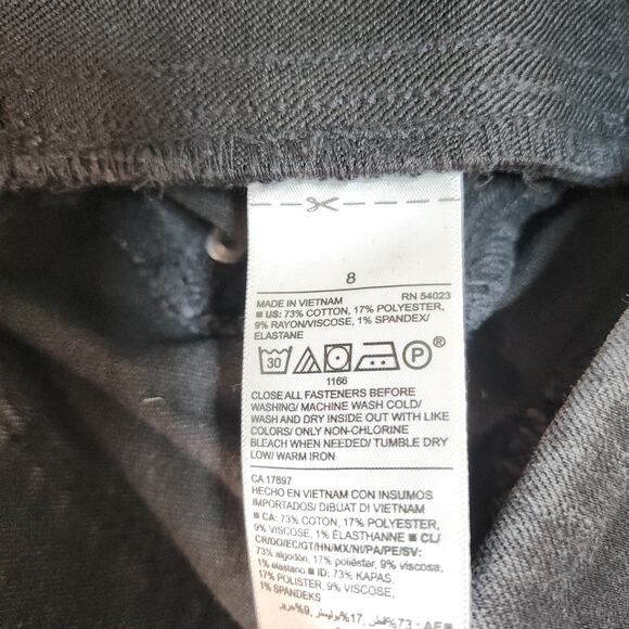 Old Navy Rockstar Jeggings Womens 8 2 Pairs Blue Black Ripped Destroyed Stretch - Picture 12 of 13